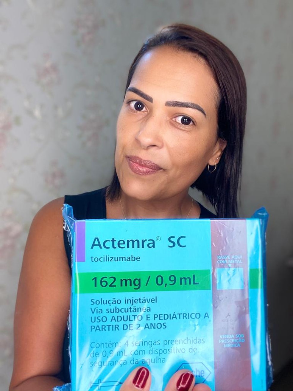 Priscila faz uso de medicamentos de alto custo há 16 anos para tratamento de artrite reumatoide — Foto: Arquivo pessoal