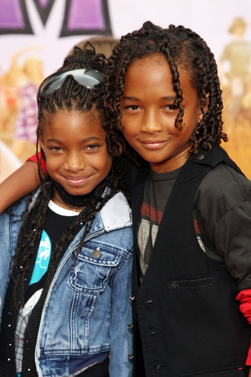 Jaden com a irmã Willow Smith em 2009 (Foto: Getty Images)