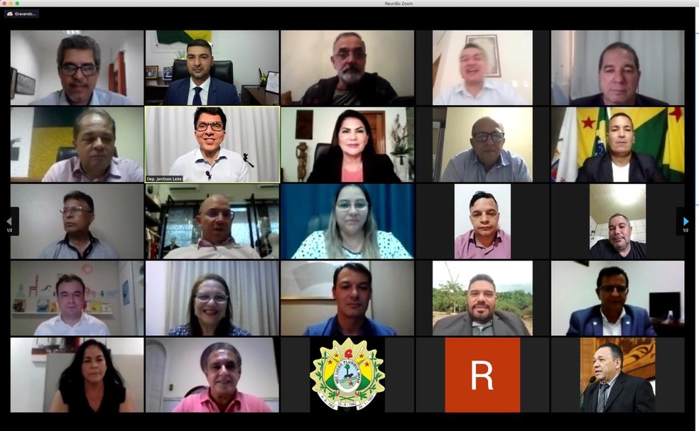 Votação com 23 deputados do Acre terminou com a reeleição de Nicolau Júnior nesta terça (14) — Foto: Ascom/Aleac
