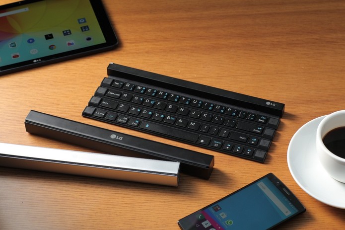 LG anuncia primeiro teclado sem fio rolável do mundo (Foto: Divulgação/LG)