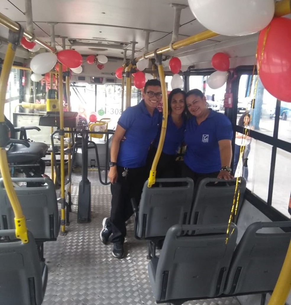 Ônibus circula pelo centro da cidade até o campus da UFPA, no bairro do Guamá. — Foto: Arquivo Pessoal