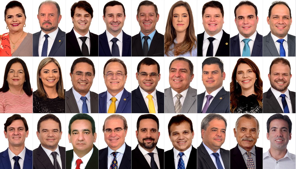 Os 27 deputados estaduais de Alagoas eleitos para o execício Legislativo 2019-2022 — Foto: Ascom/ALE