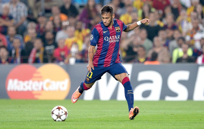Neymar, Barcelona X Ajax (Foto: Agência AFP)