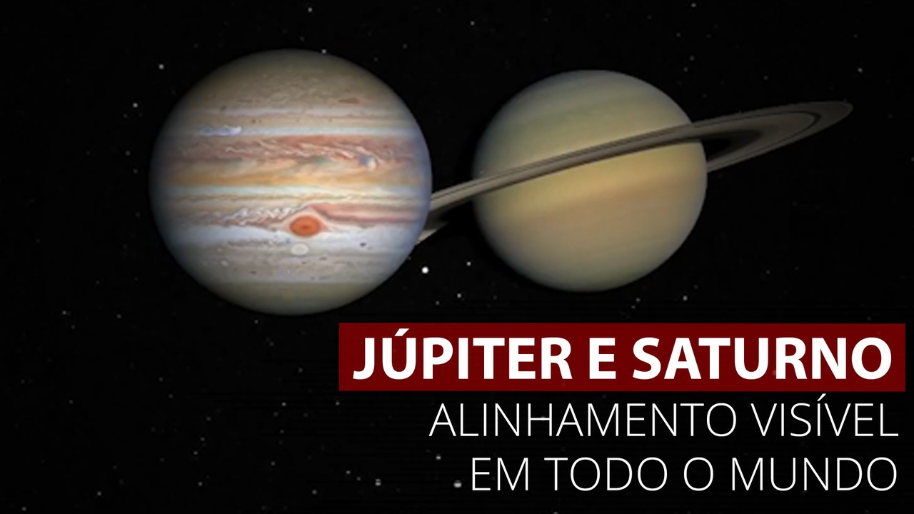 VÍDEO: Aproximação entre Júpiter e Saturno no céu poderá ser vista a olho nu