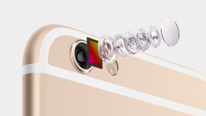 Uma câmera de 12 megapixels substituirá a atual de 8 MP do iPhone 6 (Foto:Divulgação/Apple)