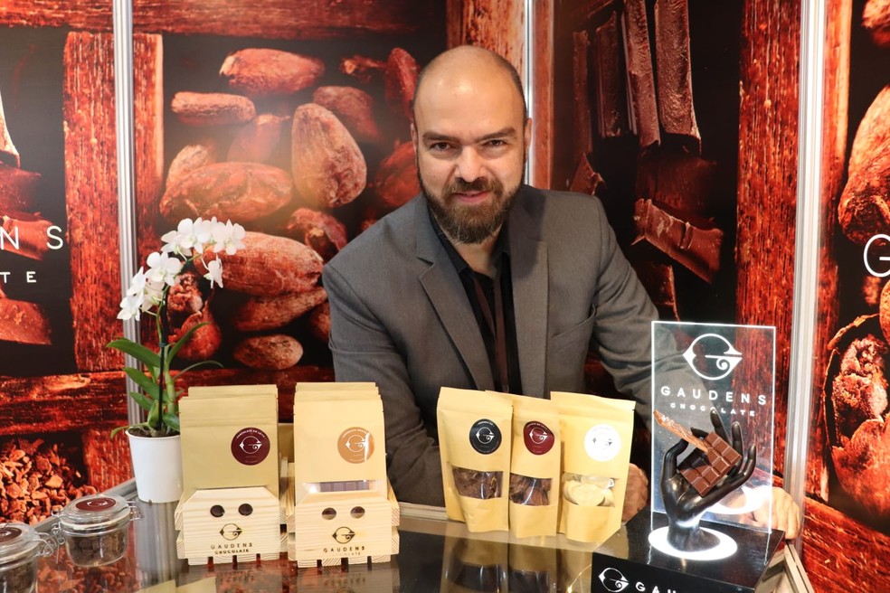 Chocolatier criou produto premiado internacionalmente. — Foto: Arquivo pessoal