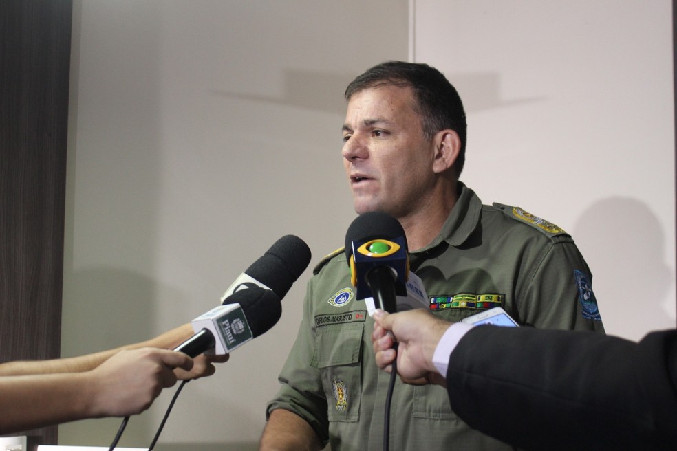 Comandante geral da Polícia Militar do Piauí, coronel Carlos Augusto (Foto: Catarina Costa/G1 PI)