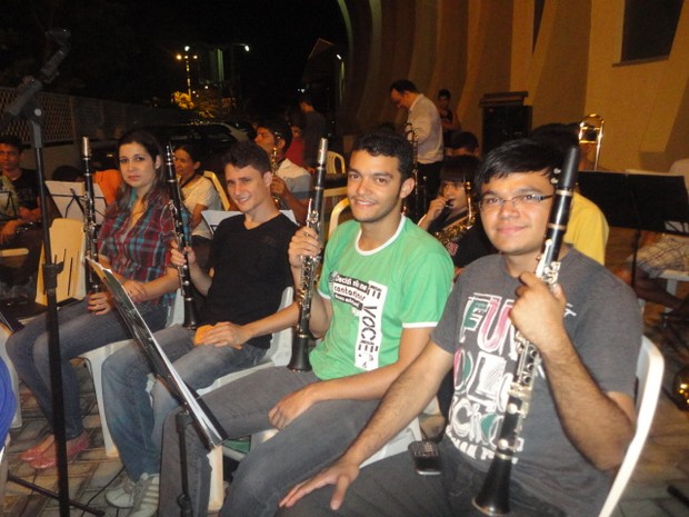 Os músicos estão ansiosos para o Encontro Nacional de Bandas e Orquestras (Foto: Jesana de Jesus/G1)