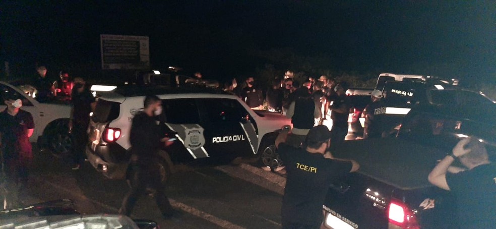 Operação foi deflagrada pela Polícia Civil do Piauí nesta quinta (4) — Foto: Divulgação/Polícia Civil