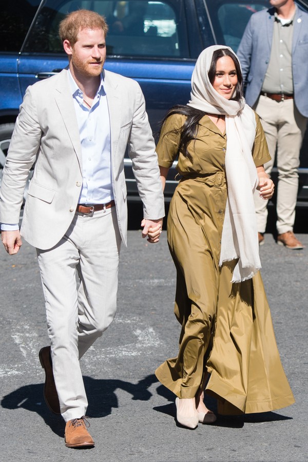 CAPE TOWN, SOUTH AFRICA - SEPTEMBER 24: Prince Harry, Duke of Sussex and Meghan, Duchess of Sussex visit Auwal Mosque in the Bo-Kaap neighbourhood with Prince Harry, Duke of Sussex, during their royal tour of South Africa on September 24, 2019 in Cape Tow (Foto: WireImage)