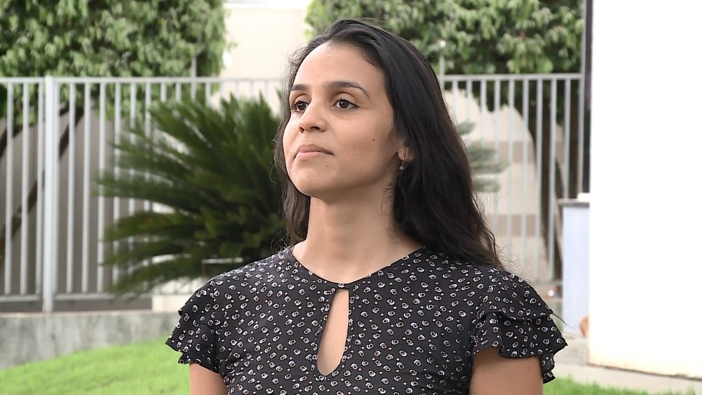 Beatriz Aparecida Ferreira relatou problemas no Enem em Ituiutaba — Foto: Reprodução/TV Integração