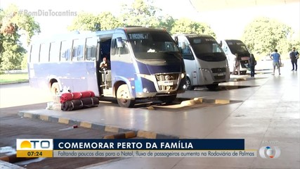 Fluxo de passageiros aumenta na Rodoviária de Palmas