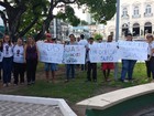 Assistentes sociais de Alagoas protestam contra reforma ministerial