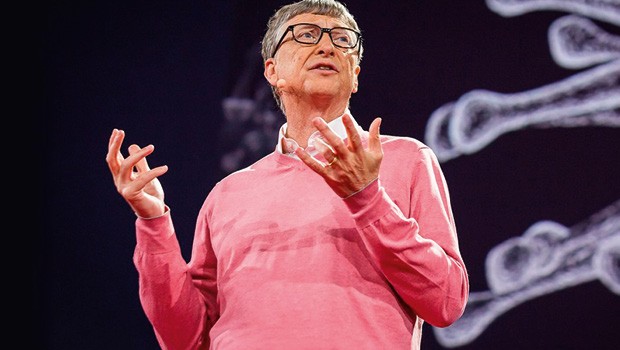 Bill Gates em 2015 na palestra em previu a pandemia. 2015 “Se algo matar mais de 10 milhões de pessoas nas próximas décadas, é mais provável que seja um vírus altamente contagioso do que uma guerra” (Foto: Divulgação)