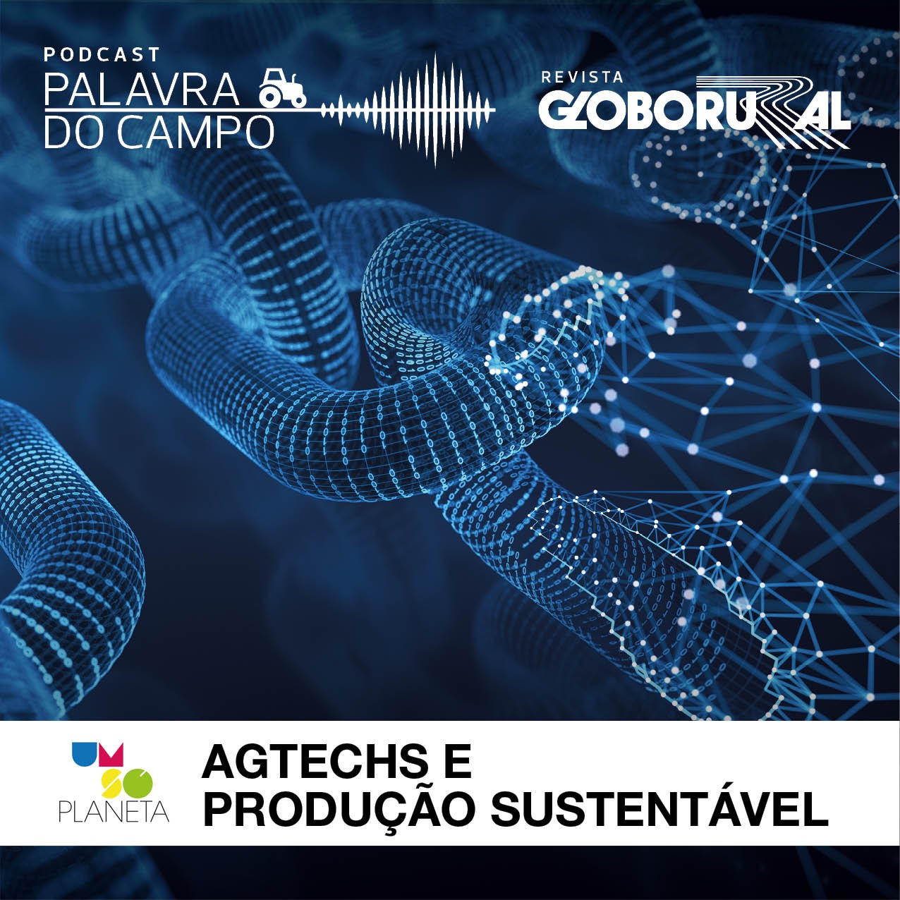 O podcast Palavra do Campo pode ser ouvido no site da Globo Rural e nas plataformas de streaming (Foto: Estúdio de criação/Editora Globo)