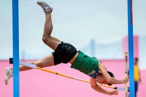 Com 'salto perfeito', Spinelli faturou sua modalidade (Foto: Semepp / Divulgação)
