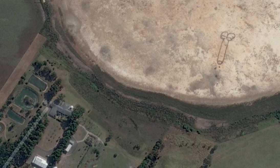 A salsicha australiana  (Foto: Google Earth)