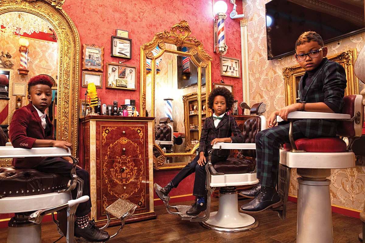 337 Ensaio Cabelo Afro Barbearia em Nova York (EUA): meninos “brincam” de cuidar dos cabelos (Foto: CreativeSoul Photography)
