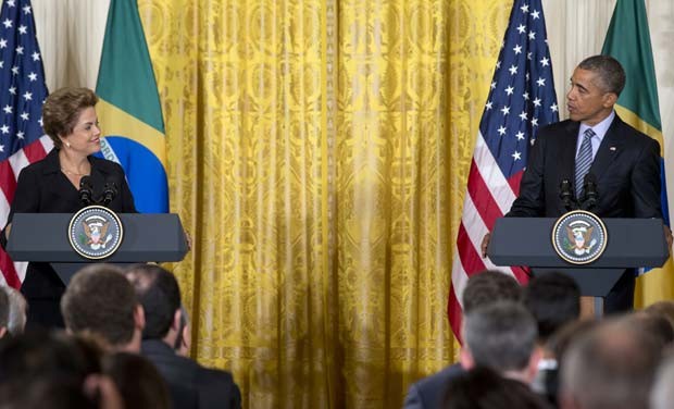 Depois de crise, relações entre Brasil e Estados Unidos entram em novo capítulo, segundo seus presidentes (Foto: AP Photo/Carolyn Kaster)