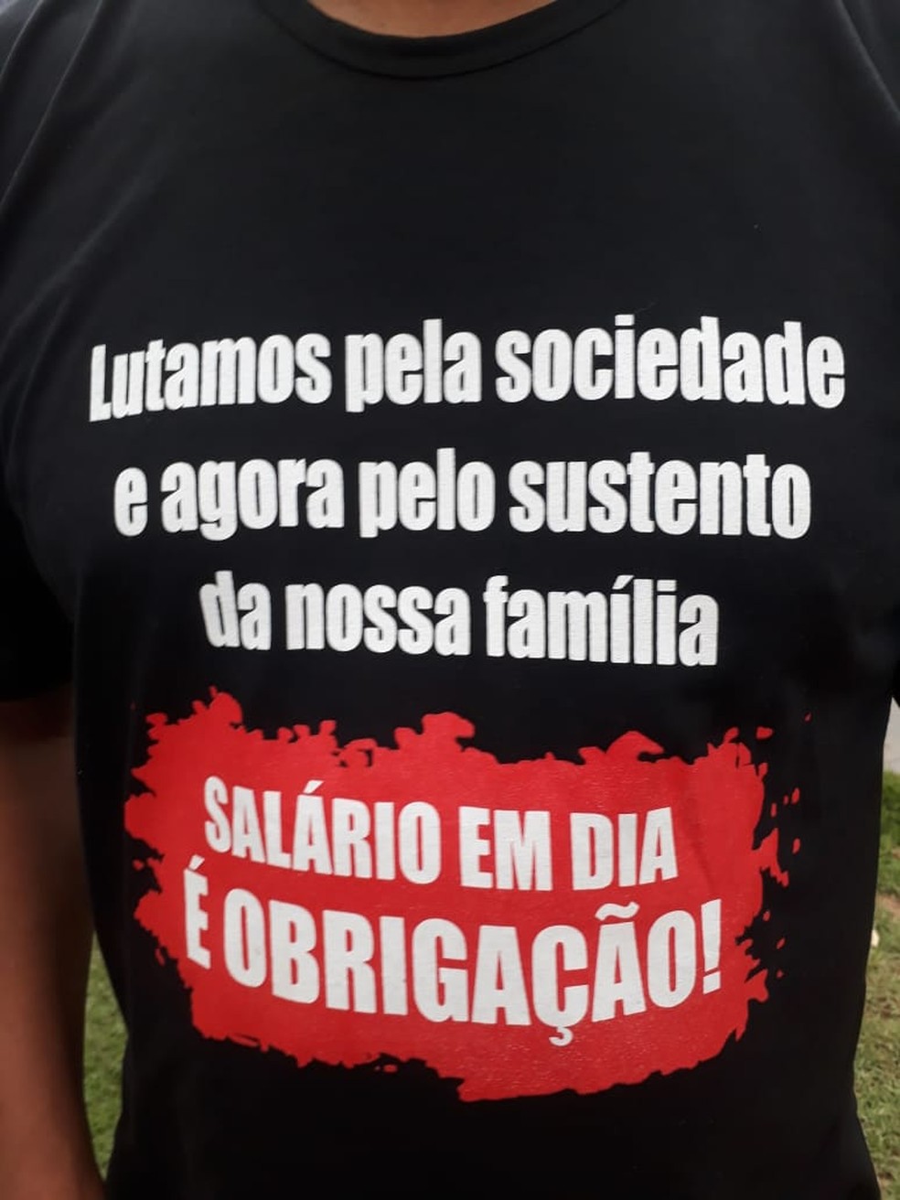 Policiais civis pedem sim do escalonamento dos salários. — Foto: Emerson Sanchez/TVCA