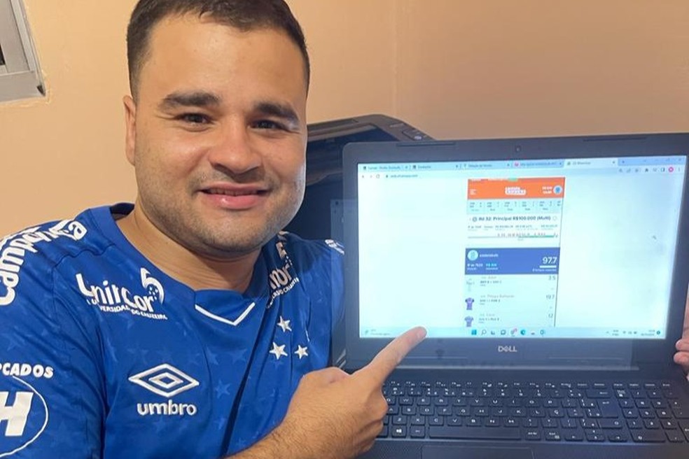 Humberto Martins - Vencedor do pr&ecirc;mio m&aacute;ximo da rodada #32 do Cartola Express &mdash; Foto: Arquivo Pessoal