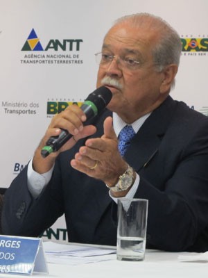 O ministro dos Transportes, César Borges (Foto: Darlan Alvarenga/G1)