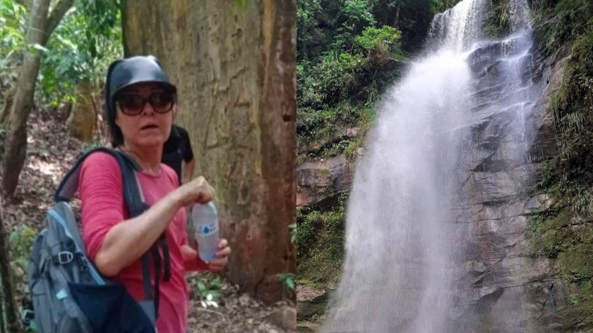 Cachoeira onde idosa desapareceu é interditada no primeiro final de semana após o ocorrido