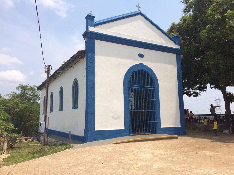 Capela Santo Antônio de Pádua em Porto Velho  — Foto: Ana Kézia Gomes/G1