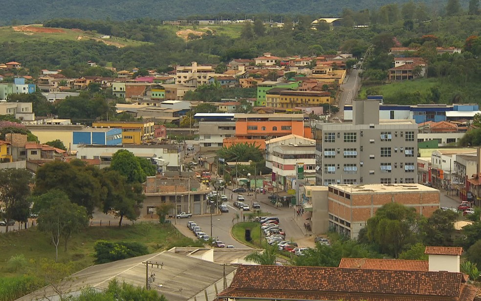 Cidade de Brumadinho — Foto: Reprodução/TV Globo