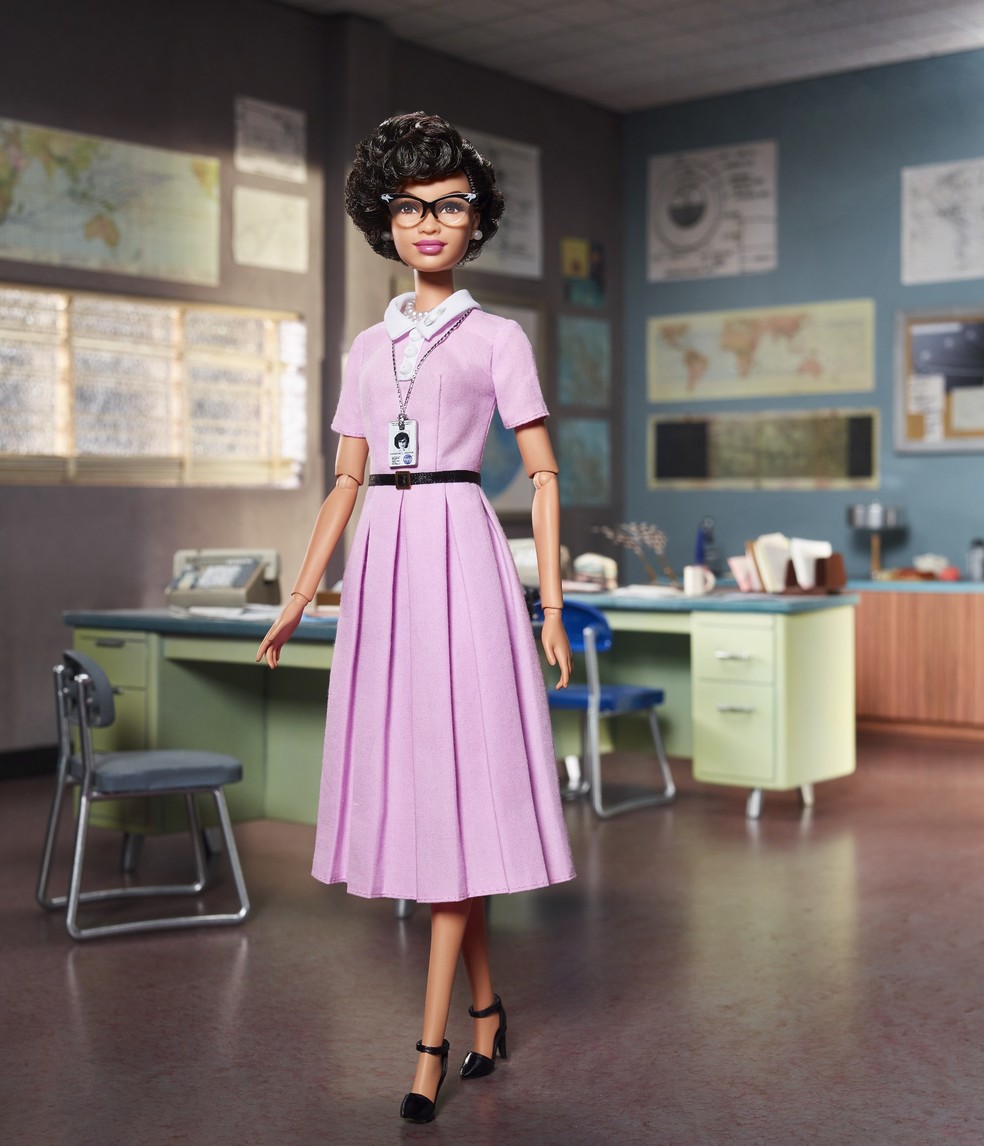 Barbie inspirada na cientista Katherine Johnson — Foto: Divulgação