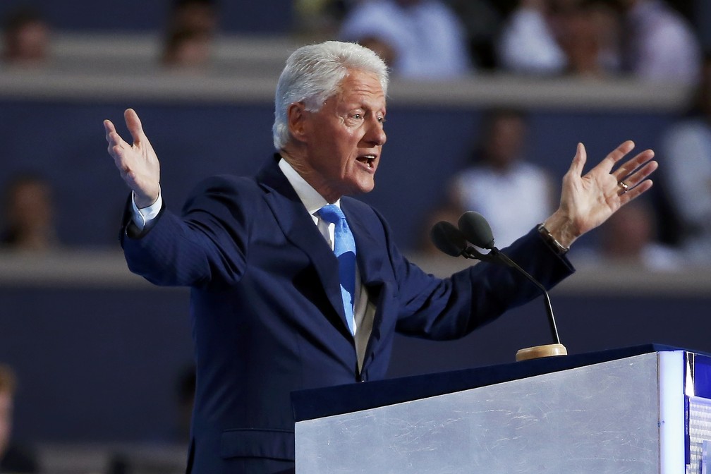 O ex-presidente dos EUA, Bill Clinton, em foto de julho de 2016 — Foto: Lucy Nicholson/Reuters