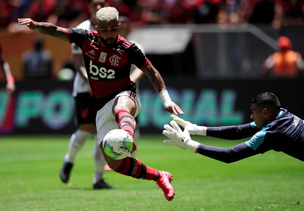 Gabigol desfalca o Flamengo contra o Independiente del Valle  Foto: REUTERS/Ueslei Marcelino