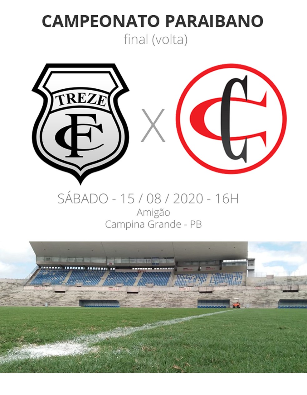 treze x campinense escalacoes desfalques e arbitragem para o jogo que vai definir o campeao campeonato paraibano ge