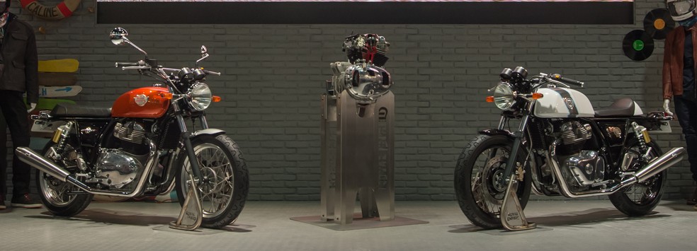 Royal Enfield Interceptor e Continental (Foto: Royal Enfield/Divulgação)