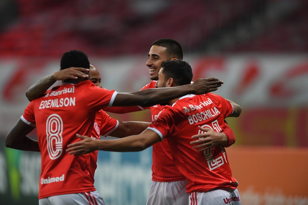 Inter brilhou coletivamente ao se defender — Foto: Ricardo Duarte/Divulgação Inter
