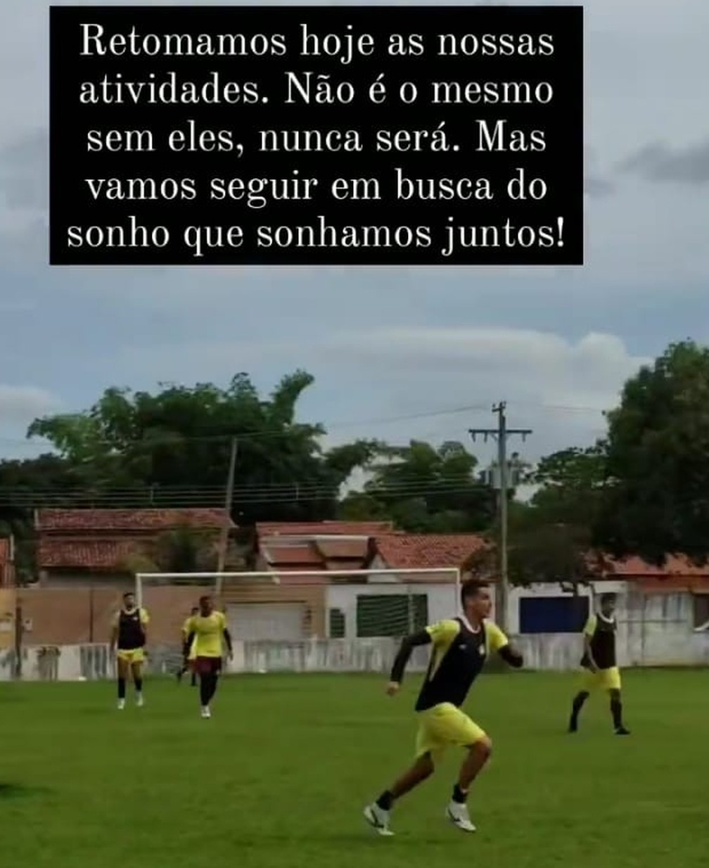 Palmas volta a treinar  — Foto: Reprodução/ Instagram 