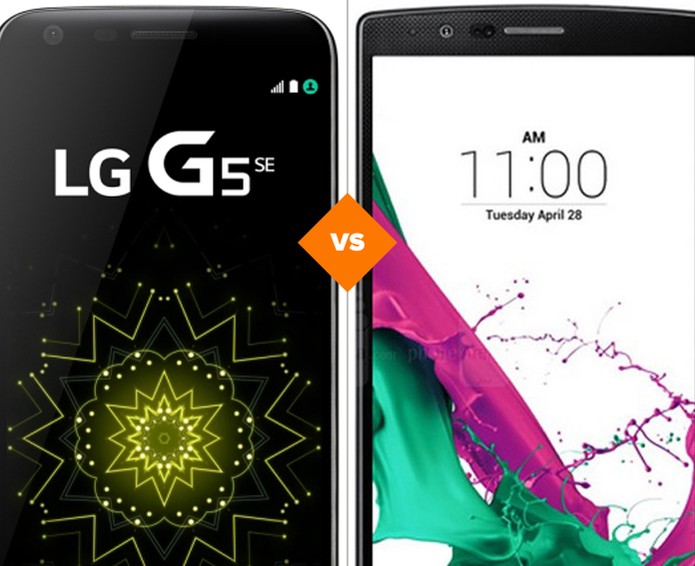 Confira o comparativo entre o LG G5 SE e o LG G4 (Foto: Arte/TechTudo)
