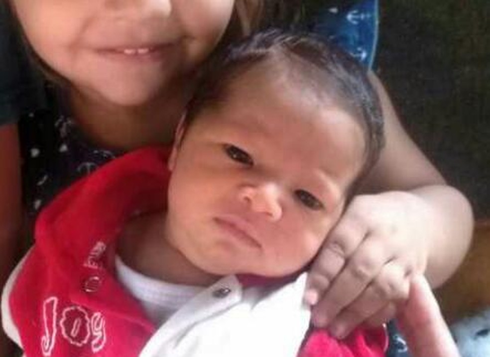 Bebê de 3 meses foi morta pelo próprio pai (Foto: G1 Santos)