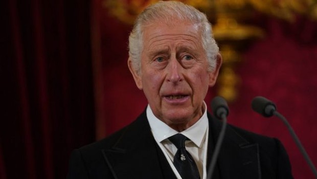 Charles já era rei após a morte de sua mãe, então o objetivo do Conselho de Ascensão era cerimonial (Foto: PA Media via BBC)