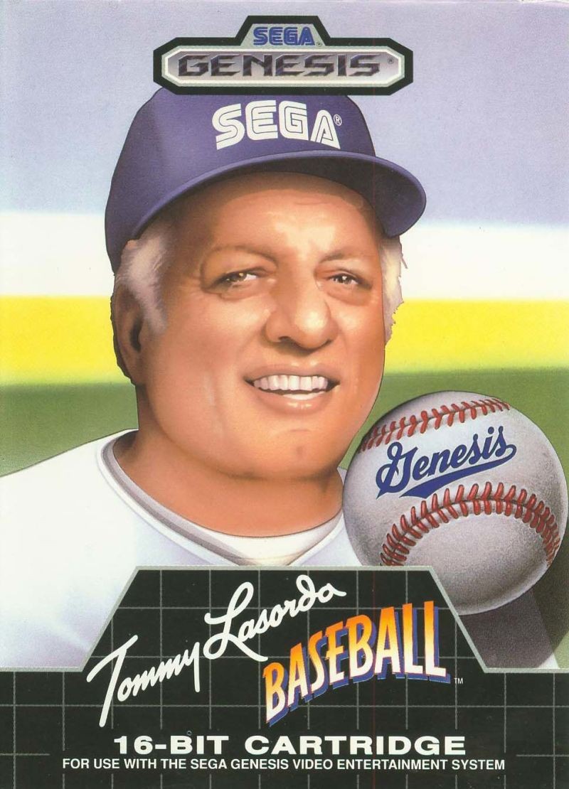 O ex-jogador e ex-técnico de beisebol Tommy Lasorda ganhou até jogo de vídeo game em sua homenagem (Foto: Divulgação/SEGA)