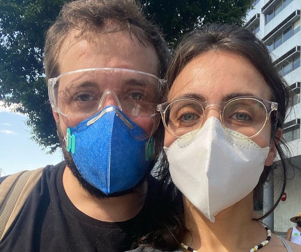 Gregório Duvivier e a mulher, Giovanna Nader (Foto: Reprodução/Instagram)