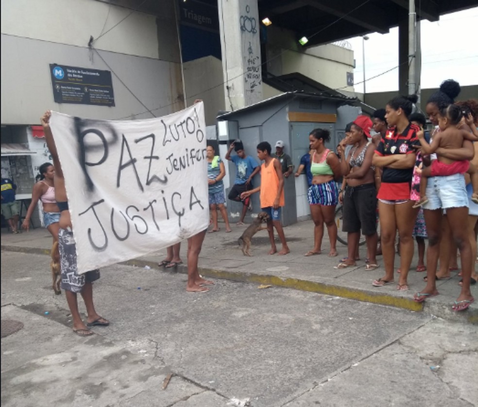 Uma menina de 11 anos foi baleada no peito e morreu, no início da tarde desta quinta-feira (14) — Foto: Reprodução Redes Sociais