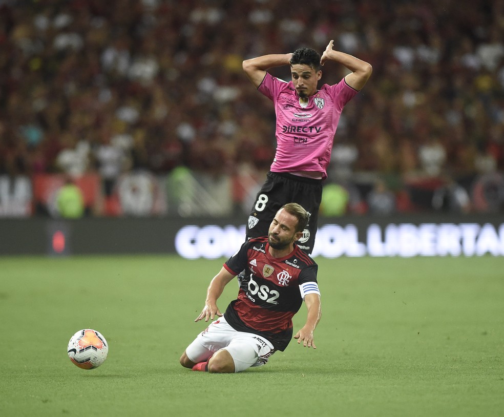 Independiente del Valle veio ao Brasil para enfrentar o Flamengo no fim de fevereiro. — Foto: André Durão/GloboEsporte.com