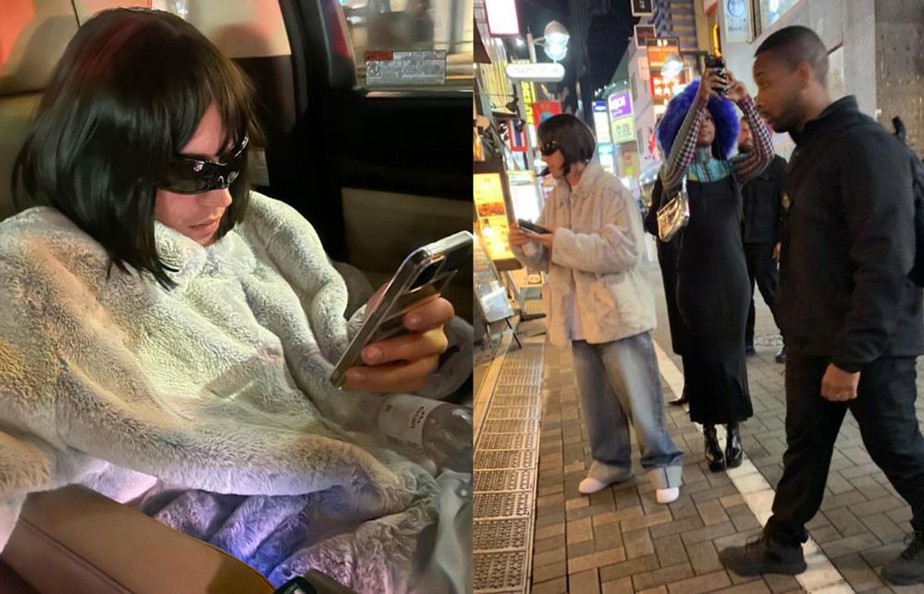 Justin Bieber admitiu que era ele andando disfarçado em rua de Tókio, no Japão