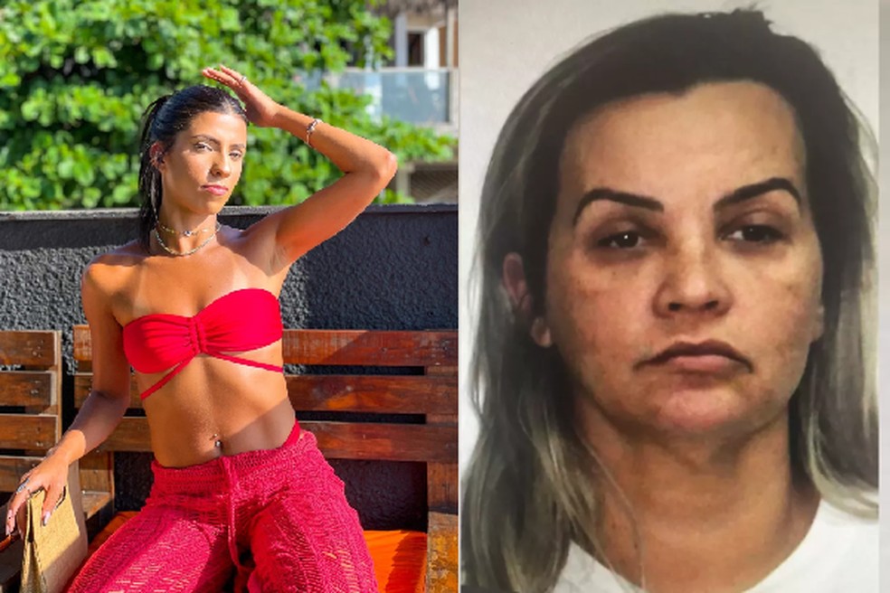 Fernanda Cabral e a madrasta Cíntia Mariano — Foto: Reprodução/Redes sociais