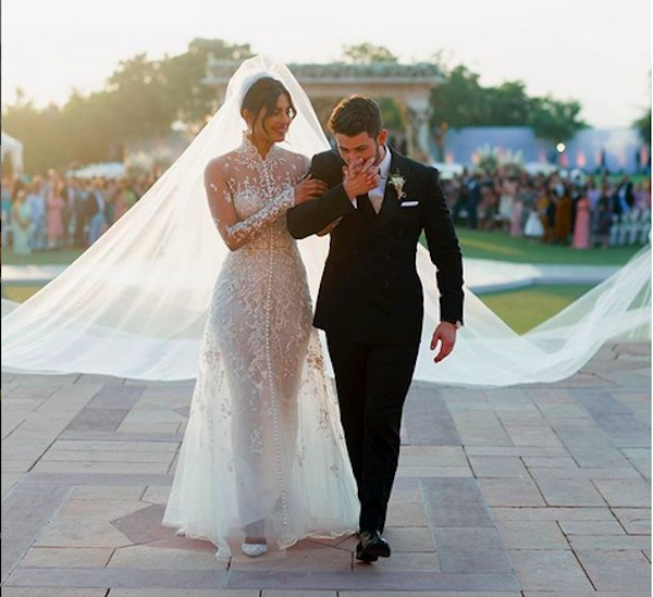 Uma das duas cerimônias de casamento de Priyanka Chopra e Nick Jonas (Foto: Instagram)