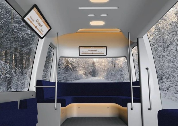 Ônibus autônomo para qualquer condições climáticas será lançado na Finlândia (Foto: Divulgação)