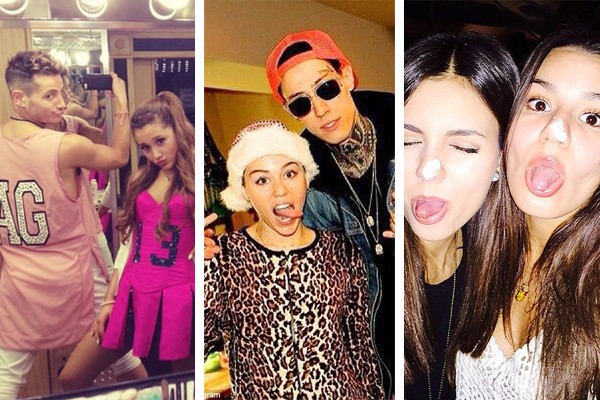 Ariana Grande, Miley Cyrus e Victoria Grande (Foto: Instagram)