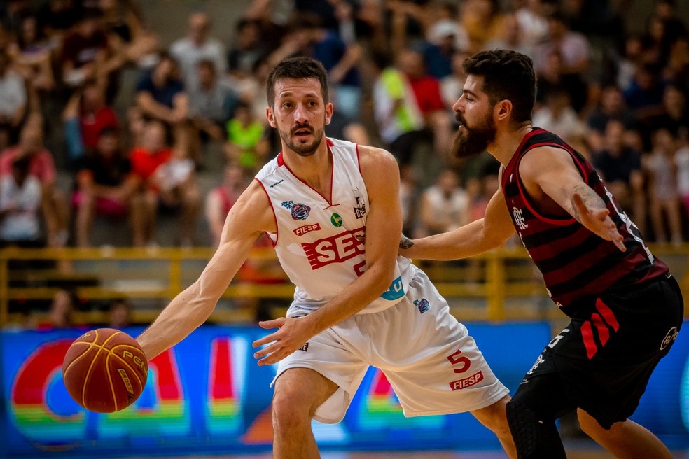 Franca x Flamengo, pelo 1º turno do NBB 2019/2020, no Pedrocão, em Franca — Foto: Marcos Limonti