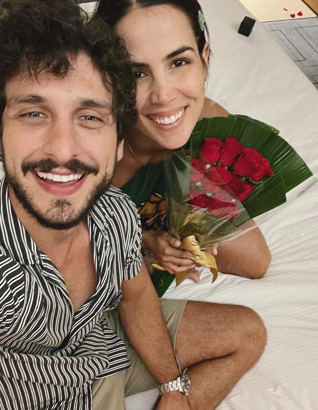 Pérola Faria e Mario Bregieira (Foto: Reprodução/Instagram)